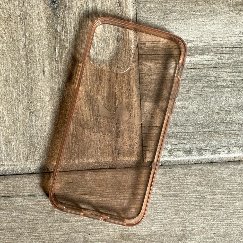 Blush Adidas iPhone 11 Pro case